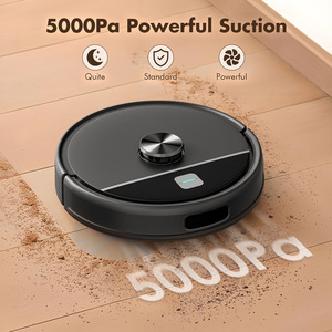 Robotic Vacuum Cleaner 1500-1999 Pa Laser Navigation Mopping Wifi App Control 90-120 Sqm Automatic Recharge - Product Image 3