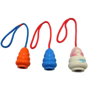 थोक पालतू पशु प्रशिक्षण बढ़ाने खुफिया ठोस रबर रस्सी गेंद कुत्ते खिलौना प्राकृतिक रबर - Product Image 3