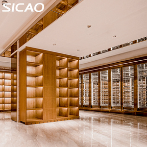 Enfriador de Vino de Lujo con Diseño Personalizado Sicao, Refrigeradores Integrados o Independientes, Estantes para Botellas, Modelo JC-900A/B - Product Image 5