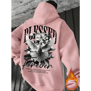 Sudaderas con Capucha 100% Algodón, Gruesas, de Felpa, Talla Grande, con Impresión de Logotipo Personalizado, Sudaderas para Hombre - Product Image 6