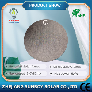 Mini Panel Solar Circular Mono Personalizado de 5V 0.4W con 20% de Eficiencia, Panel Rígido Pequeño para Dispositivos Inteligentes IoT SUNBOY SOLAR SD-80 CE - Product Image 6