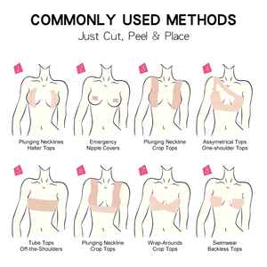 Cyg mới bông không có dấu vết vô hình Áo ngực boob Lift Băng bán buôn ngay lập tức Sticker keo boob Băng núm vú bì<span class=keywords><strong>a</strong></span> cho phụ nữ - Product Image 6