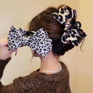 Thời Trang Mới Anh Đào In Tóc Claw Bow Tất Cả Các Trận Đấu Cá Mập Clip Với Ngọt Ngào Grip Cho Đầu Mặc Mùa Xuân Mùa Hè Của Phụ Nữ Tóc Clip - Product Image 4