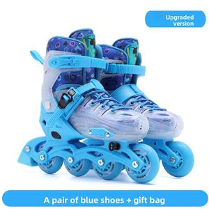 BOXT BX 1 <span class=keywords><strong>Pattini</strong></span> a rotelle e <span class=keywords><strong>pattini</strong></span> da ghiaccio unisex per bambini, set professionale estivo per principianti, chiusura con fibbia, tomaia in PP, suola in plastica - Product Image 6