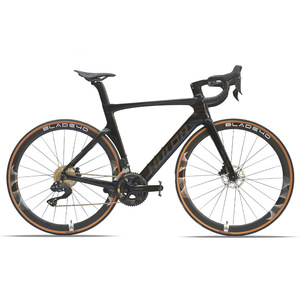 Bicicleta <span class=keywords><strong>de</strong></span> Carretera HULDA 700C con Ruedas <span class=keywords><strong>de</strong></span> Fibra <span class=keywords><strong>de</strong></span> Carbono, Horquilla Rígida Tipo Fever <span class=keywords><strong>de</strong></span> Lujo, Velocidad Variable Electrónica, Cableado Interno y Frenos <span class=keywords><strong>de</strong></span> Disco Hidráulicos - Product Image 2