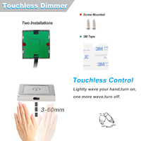 VST Deux installations Distance du capteur 60 mm Utilisation de la lumière LED Capteur de mouvement à onde manuelle Veilleuse à LED