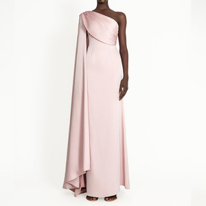 Abito 73239 <span class=keywords><strong>donna</strong></span> elegante Dubai da sera con mantello drappeggiato abito da sposa Abito da sera formale Abaya Kaftan su misura - Product Image 1