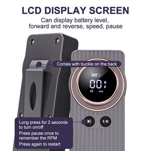 Máquina Pulidora de Uñas Portátil al por Mayor de 35000 RPM, Recargable, para Manicura, Eliminación de Uñas Acrílicas, Pulido Artístico, Cónica - Product Image 3