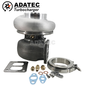Turbocompresor 757707-0024 Turbina <span class=keywords><strong>T4</strong></span> V-Band 1.15AR Turbocompresor de rendimiento de rodamiento de bolas para construcciones de alto flujo - Product Image 4