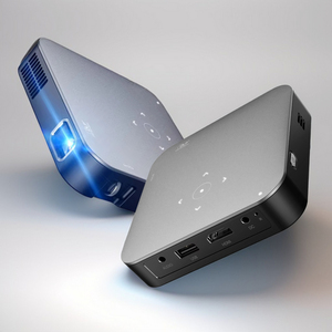 2025 portátil 4K inteligente <span class=keywords><strong>Android</strong></span> proyector de cine en casa con WiFi para Bluetooth Mini para películas al aire libre y juegos de teléfono 2G RAM - Product Image 2