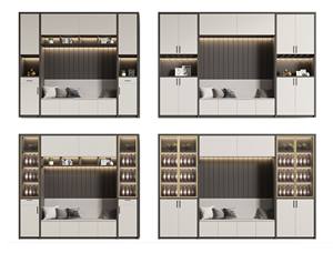 Modern Solid Wood Free Standing Living Room Side <b>Table</b> and Dining <b>Buffet</b> Cabinet - Product Image 6