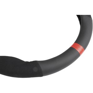 Coprivolante per auto Powerbar nero/rosso antiscivolo diam. 38 cm - Product Image 4