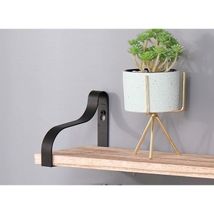 Floating <b>Shelves</b> Set Of 3 <b>Wall</b> <b>Mounted</b> Wood <b>Shelves</b> With Brackets For Bedroom Living Room Kitchen Bathroom - Product Image 5