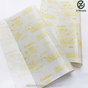 Papier ciré écologique, sûr, non toxique, personnalisé avec logo imprimé en gros, pour hamburger à emporter - Product Image 5