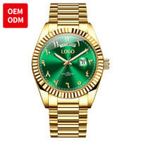 OEM ODM 5650 Montre à quartz classique de luxe de haute qualité pour homme avec logo personnalisé, calendrier et chiffres arabes