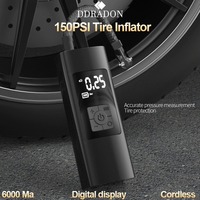 Wholesale Handheld Corded Electric Tire Inflator-Portable 12V Metal+ABS Air Pump for Cars E-Bikes & Motorcycles