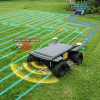 AI-maaier GPS-afstandsbediening robotmaaier met automatische kaartbouw elektrische zero-turn maaier/tractor voor tuinen, boerderijen en landgoederen