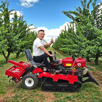 Venta Directa de Fábrica de Pequeñas Rotocultivadoras de Orugas Diésel, Tractores de Orugas para Huertos