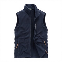 Gilet Softshell Imperméable en Polaire pour Homme, Grande Taille, Chaud et Décontracté, Sans Manches, pour l'Automne