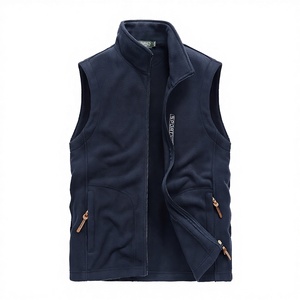 Nice Men's Autumn Plus Size <b>Waterproof</b> Fleece Softshell Vests <b>Warm</b> Waistcoat Casual Sleeveless Outwear <b>Jacket</b> - Product Image 3