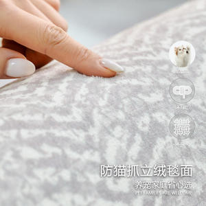 พรมปูพื้นทรงสี่เหลี่ยมผืนผ้าลายเรขาคณิตแบบมินิมอล กันน้ำ ทำจากเส้นใยโพลีเอสเตอร์ สำหรับใช้ในบ้าน ดีไซน์ทันสมัยปี 2025 - Product Image 3