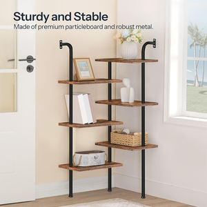 تصميم حديث عالي الجودة جدار جبل عرض الرف تخزين متعدد الطبقات عرض قابل للتخصيص للبيع - Product Image 5