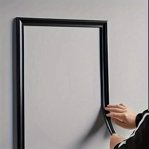 Moulures murales modernes en TPE, bandes de finition autocollantes noires pour la décoration intérieure et la protection <span class=keywords><strong>des</strong></span> murs - Product Image 1