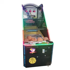 Sokak basketbol atış makinesi kapalı, jetonlu basketbol oyun salonu oyun makinesi