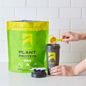 Sacs d'emballage pour poudre de protéines de lactosérum biodégradables et compostables, à fond plat, refermables, avec fermeture éclair, personnalisés, 500g, 1kg, <span class=keywords><strong>5kg</strong></span> - Product Image 1