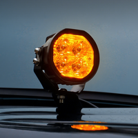 Phare de travail LED 3,5 pouces 70W super lumineux IP68 étanche pour VTT, UTV, moto, tout-terrain, projecteur, feu antibrouillard latéral 4x4 pour voiture