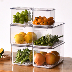 Wholesale Refrigerator Organizer Bins Save Space Kitchen Organizer Plastic Fridge Organizer