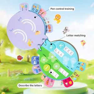Kişiselleştirilmiş Montessori oyuncaklar meşgul kitap çocuklar eğitim alfabetik meşgul kitap ile Sticker - Product Image 5