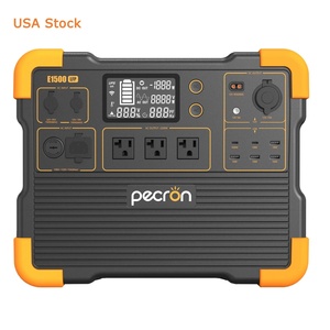 เครื่องกำเนิดไฟฟ้าพลังงานแสงอาทิตย์ Pecron E1500LFP 2200W 1536Wh คลื่นไซน์บริสุทธิ์ ควบคุมผ่านแอปพลิเคชัน แบตเตอรี่สำรองสำหรับบ้าน รถตู้ ชีวิตฉุกเฉิน E1500LFP Supe - Product Image 1