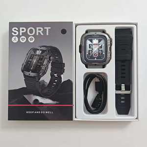 <span class=keywords><strong>Reloj</strong></span> <span class=keywords><strong>Inteligente</strong></span> QX11 para Hombre con Llamadas Bluetooth, Pantalla de 1.96 Pulgadas, Frecuencia Cardíaca, Resistente al Agua 3ATM IP68, para Android IOS, Deportes al Aire Libre, Natación - Product Image 2