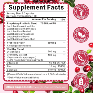 Probiotiques vaginaux pour femmes Équilibre du pH avec prébiotiques et mélange de probiotiques <span class=keywords><strong>Lactobacillus</strong></span> - Favorise une odeur vaginale saine et une flore saine - Product Image 2