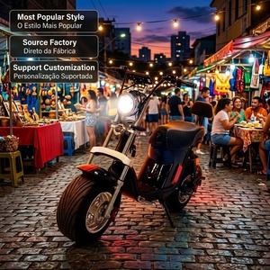 Moto électrique Citycoco 2000W sur mesure pour le marché brésilien, batterie lithium LiFePO4, scooter électrique haute vitesse avec clé à distance - Product Image 1