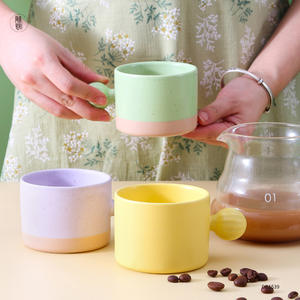Tasse en céramique Tao Zhizhi avec poignée, résistante à la chaleur, cadeau pour femmes, design créatif - Product Image 5