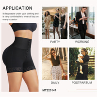 Servicio personalizado de cintura alta BBL Fajas Pantalones cortos de compresión abdominal Panty Butt Lifter Shaper Shorts