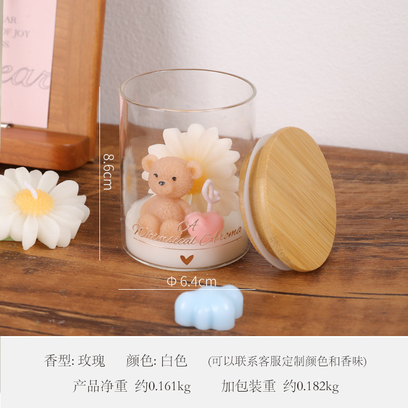 Chamomile Bear Cup-Pink