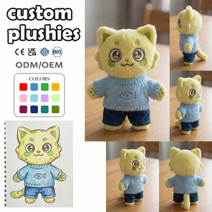Fabricant de jouets en peluche personnalisés, usine de fabrication de porte-clés en forme de <span class=keywords><strong>chat</strong></span> en peluche, souvenirs de voyage, Bonjour tout le monde. Peluche Bape pour enfants, design personnalisé - Product Image 5