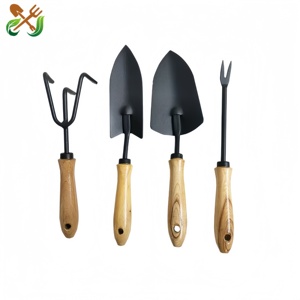 Outils de jardinage 4-en-1 : Kit d'outils de jardinage multifonctionnel vintage en fer pour plantes en pot, désherbage et plantation en jardin - Product Image 2