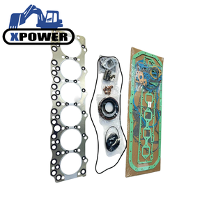 ชุดปะเก็นซ่อมบำรุงเครื่องยนต์ Xpower 6BD1 6BD1T สำหรับรถขุด EX200 EX200-3 รุ่น 1-87810880-0 87810880 1878108800 รับประกัน 6 เดือน - Product Image 1