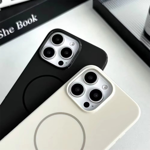 Hot bán siêu mỏng từ tính không dây sạc cứng trở lại PC Bìa trường hợp điện thoại cho <span class=keywords><strong>iPhone</strong></span> 16 Pro Max 15 Pro 14 Pro - Product Image 2