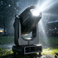 Projecteur étanche 600W IP66 à faisceau blanc avec contrôle DMX512, angle de 1,7° pour utilisation extérieure en parc à thème