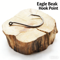 Hessen 7384 Eagle, acier à haute teneur en carbone, hameçon super résistant, micro-barbelé avec œillet, accessoires de pêche à la carpe