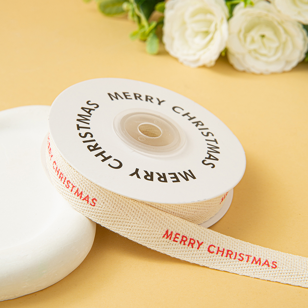 Merry Christmas 1.5cm width and 10yards