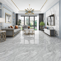 Ventes chaudes : Carrelage en marbre poli moderne 80x80cm, style moderne et minimaliste pour salons
