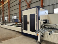 Centro de Procesamiento de Perfiles de Aluminio CNC, Máquina de Corte, Fresado y Perforación Automática de 5 Ejes para la Fabricación de Ventanas y Puertas