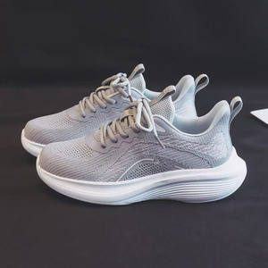 Chaussures de course décontractées sportives pour hommes en microfibre avec lacets, semelle intermédiaire en EVA, respirantes, tendance mode, semelle extérieure en caoutchouc - Product Image 2