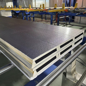 แผงฉนวนกันความร้อน PU สำหรับตกแต่งภายในโรงแรมแผงเหล็กแซนวิชฉนวนกันเสียงทนไฟ - Product Image 6
